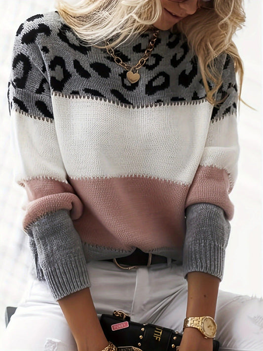 Ludivine - Comfortable leopard sweater