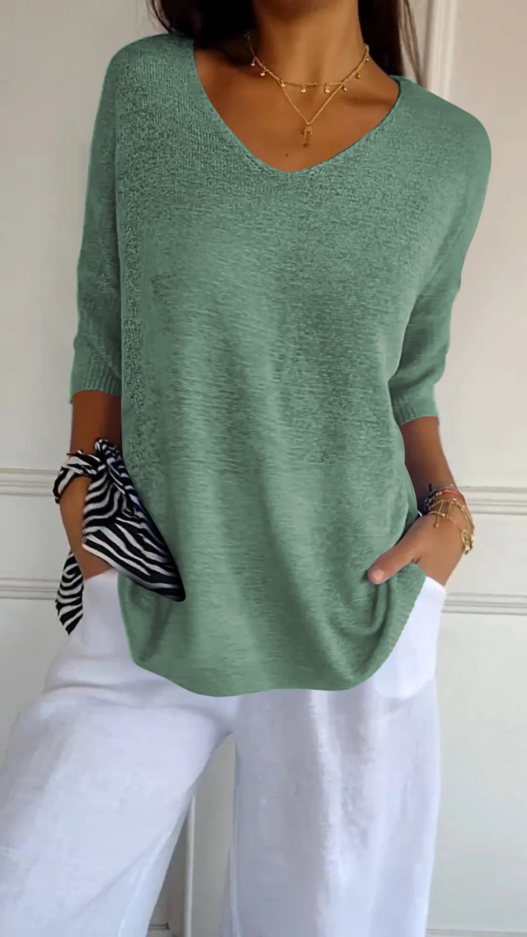 LORRAINE | ELEGANT KNITTED SHIRT