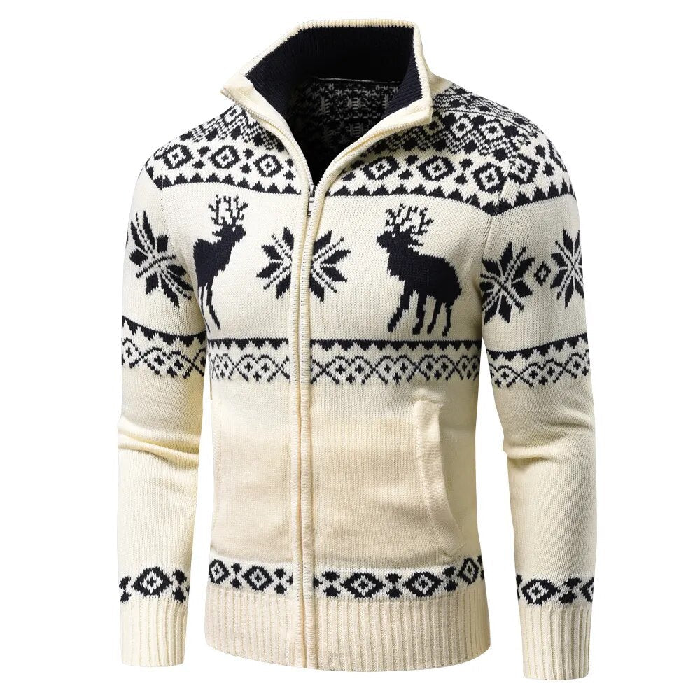 Luke - Festive knit Cardigan